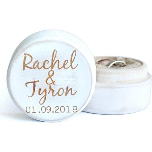 Personalized Wedding Ring Box,Wedding Ring Bearer Box,Jewelry Box,Wooden Ring Holder