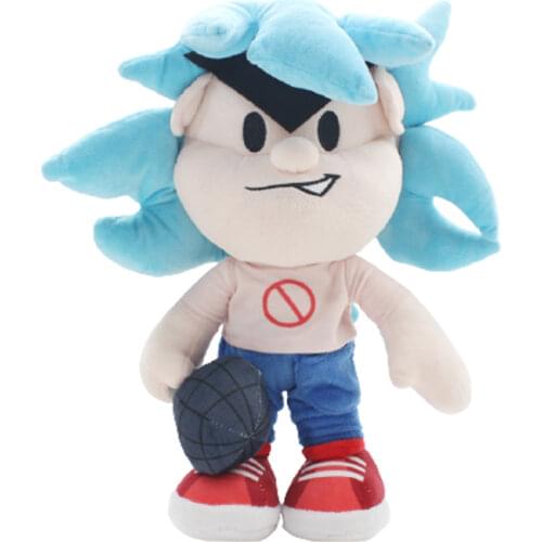 35cm Boyfriend from Friday Night Funkin Plush Toy Hot Game Plush Doll Cute Cartoon Figure Plushies Children Birthday Gift