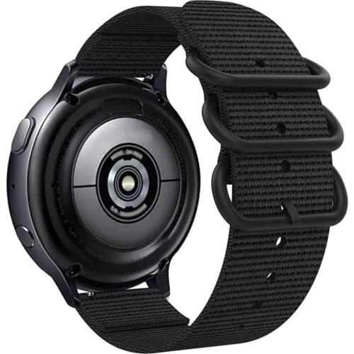 22mm Nylon Strap for Samsung Galaxy Watch 46mm Bracelet Watch Band for Samsung Gear S3 Frontier/Classic Huawei Watch Gt Straps