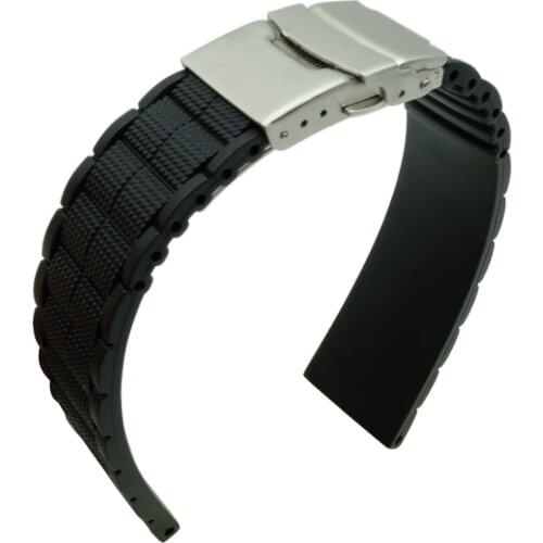 22mm Silicone Watchband for Samsung Gear S3 Classic/Frontier Watch Band sports Strap Replacement Bracelet For Timex Seiko