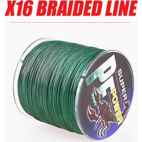 DORISEA 16 Strands 100M / 109Yards Super Strong Material from Japan 0.16MM-2.5MM 100% PE Braide Multifilament Fishing Line