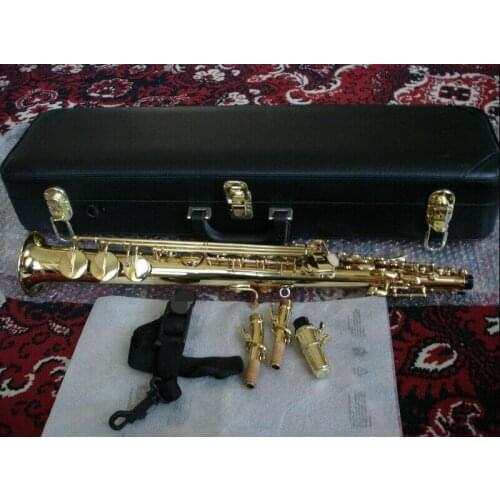 Yanagisa Soprano Saxophone S-991 Musical Instrument B Flat Brass Gold Lacquer New Arrival Sax/Saxophone