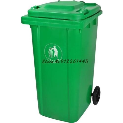 Outdoor Garbage Sorting Trash Can, Large Commercial Catering Kitchen With Lid, Industrial Environmental Protection Trash Can