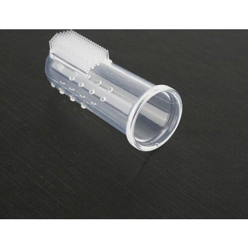 1pc Rubber Pet Finger Toothbrush Dog Toys Environmental Protection Silicone Glove For Dogs And Cats Clean Teeth Pet Accessories