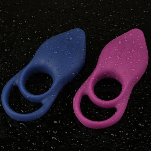 10 Speeds Vibrating Penis Ring for Couples Men Silicone Scrotum Clitoris Male Chastity Sex Cock Rings Delay Ejaculation Sex Toys