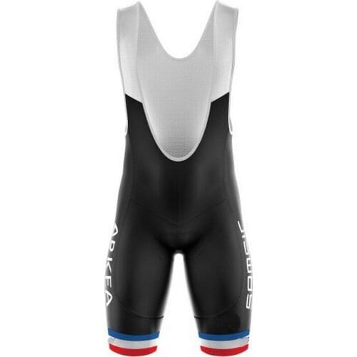 2019 ARKEA SAMSIC Team France Champion Mens ONLY Cycling Bicycle Clothing Bib Shorts With Gel Pad Ropa Ciclismo