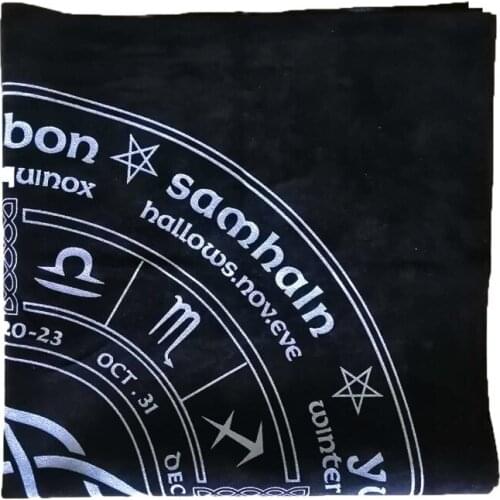 49x49cm Tarot Tablecloth Altar Tarot Cloth Flannel A Variety Of Styles Twelve Constellations Flower Of Life Astrological