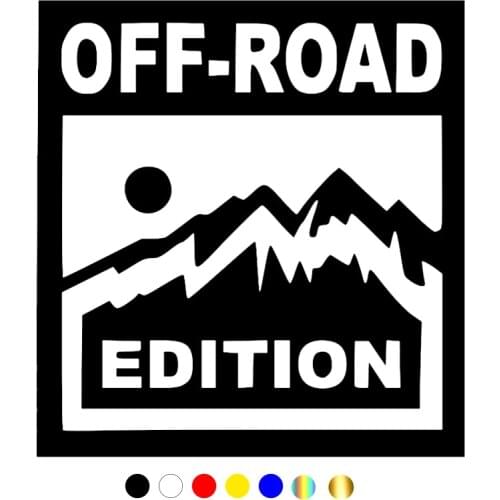CS-122#16*15cm Offroad Edition funny car sticker and decal silver/black vinyl auto car stickers