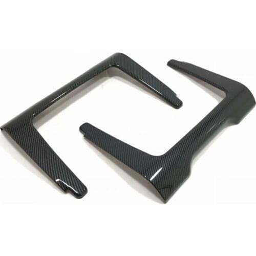 For Jeep Grand Cherokee 2014-2018 2pcs Seat Back Storage Frame Cover Trims Car Styling Accessories Matte/Carbon Fiber Grain