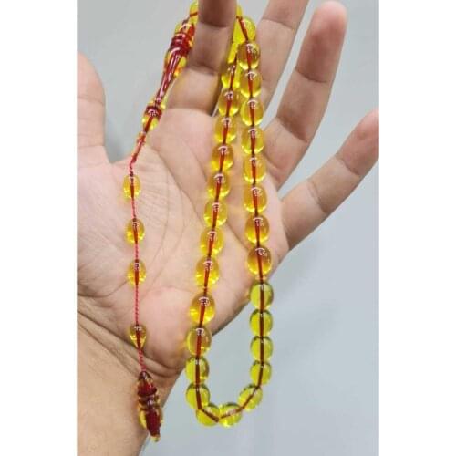 Islamic Tasbih Muslim Rosary Beads 33 Prayer Rosary For Men Bracelet For Men Accessory amber oltu amber stone Handmade Turkey