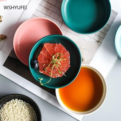 Nordic exquisite ceramic seasoning dish smooth and delicate dipping sauce home creative snacks snack seasoning soy sauce dish
