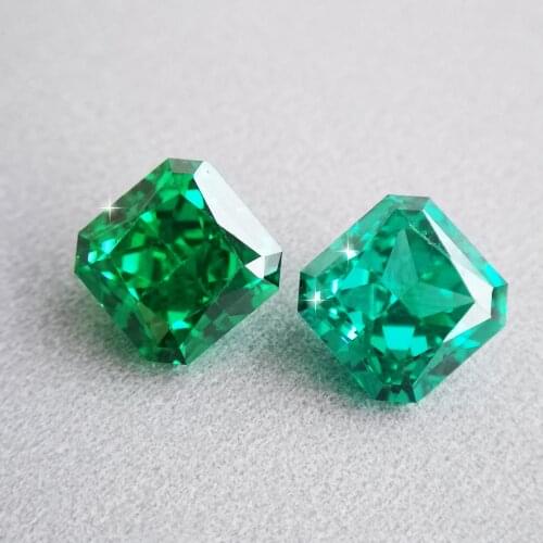 Fashion Radiant cut shape paraiba tourmaline 10X10mm beads fancy vivid yellow stones for jewelry making CZ DIY