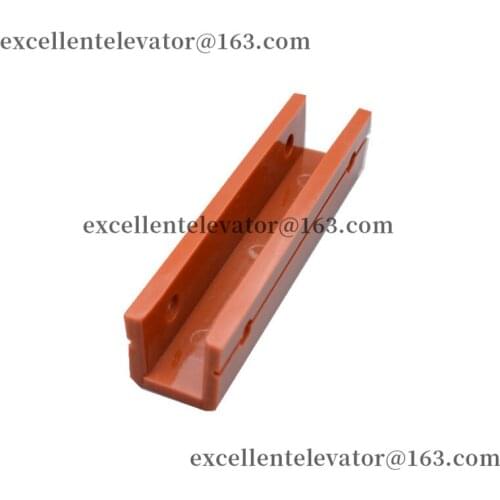 KM85119G16N Elevator Guide Shoe Insert Length 140mm Groove Width 16mm Use for Kone