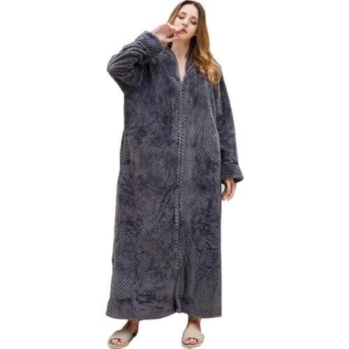 Женские флисовые халаты NIUNIUSHOW China At AliExpress