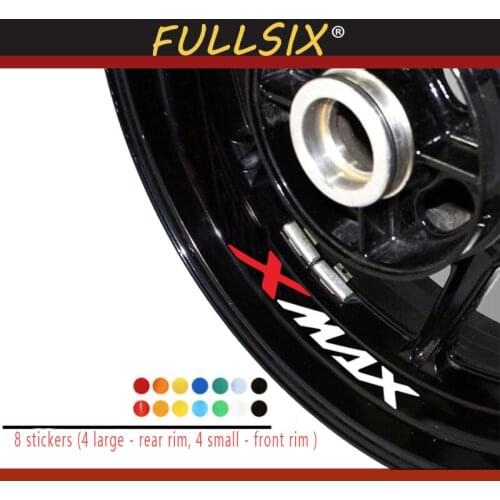 New Motorcycle tire reflective sticker creative wheel rim logo decal moto Decorative accessories For YAMAHA XMAX 300 125 250 300