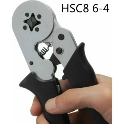 Terminal Crimping Pliers Black Handle Hand Tools Electrician Crimper HSC8 6-4