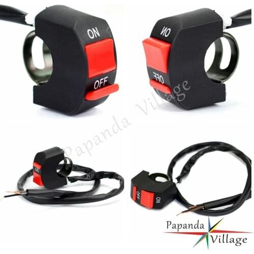 Papanda Replacement Dirt Bike Button Kill ON/OFF 7/8" Handlebar Engine Switch For Honda Chinese ATV Pit Bike Scooter