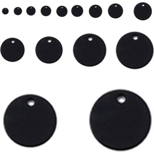 20pcs brass single hole round pendants, multi-color round earrings accessories, pendant jewelry accessories
