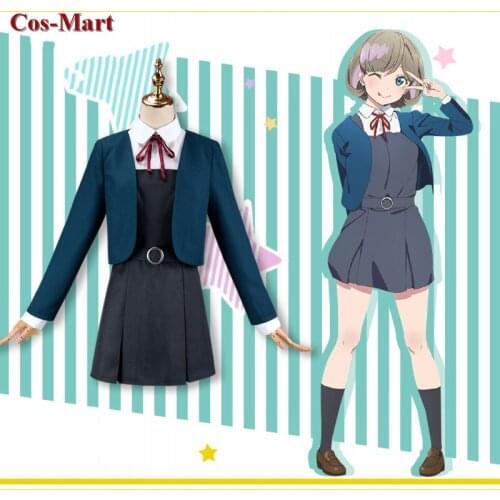 Hot Anime LoveLive Tang Keke Cosplay Costume SuperStar!! Liella! Cute School Uniforms Female Activity Party Role Play Clothing