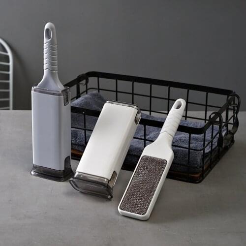 Pet Cleaning Lint Roller Brush Hair Lint Remover Reusable Double-Side Magic Cloth Fur Cleaning Brushes Portable Lint Remover