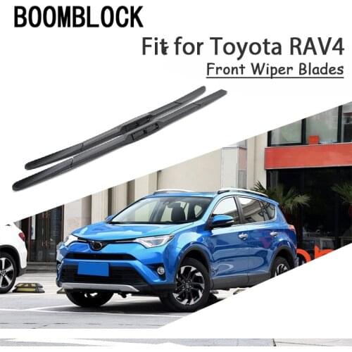 BOOMBLOCK 2PCS High Quality Front Windshield Wiper Blades For 1994-2017 Toyota RAV4 RAV 4 MK1 MK2 MK3 M4 Accessories