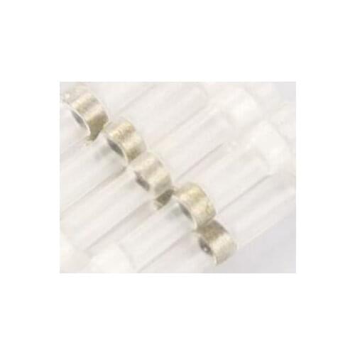 50PCS White Heat Shrink Soldering Sleeve Terminals Insulated Waterproof Butt Wire Connectors Electrical Wire Soldered Terminals