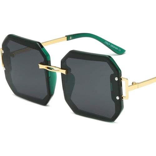 2019 Polarized Sunglasses For Men And Women Luxury Stylish Fashion Sun Glasses Square Rimless Unisex Eyewear