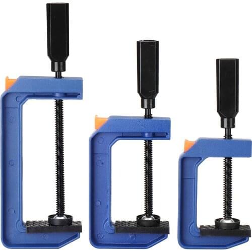 3/4/6 Inch Aluminum Quick Release C Clamp Woodworking Fixture Heavy G Clamp