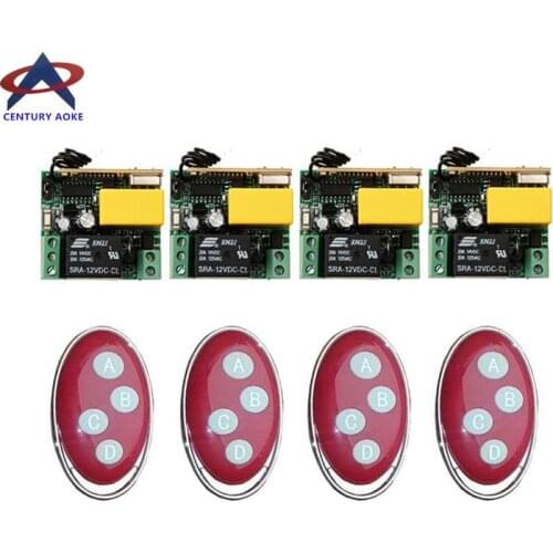 AC 220 V 1 channel RF mini Wireless Remote Control Receiver & transmitter home power on/off system