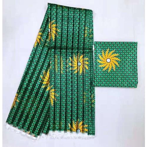 Digital printed satin silk fabric for dress Organza silk fabric 2019 High quality african fabric