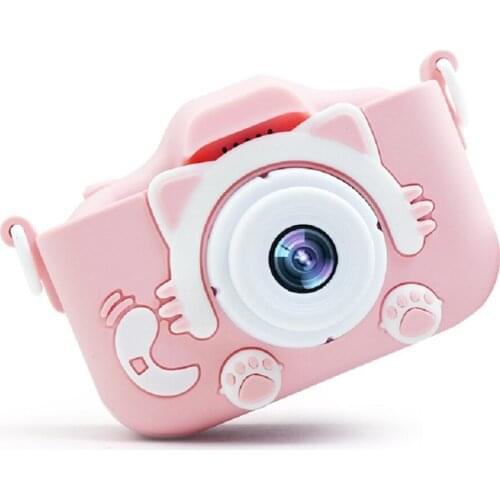 Kids Digital Camera 20MP HD Children Camera with Shockproof Silicone Protection Cover for Girls Boys Creative Birthday Gift