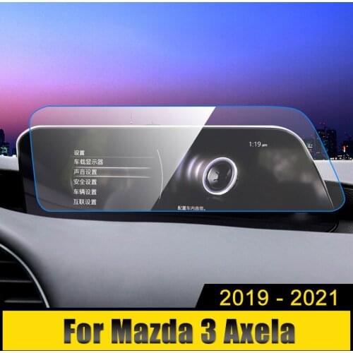 GPS Navigation Screen Tempered Glass Protective Film Screen HD Display Film Sticker Anti Scratch For Mazda 3 Axela 2019 2020