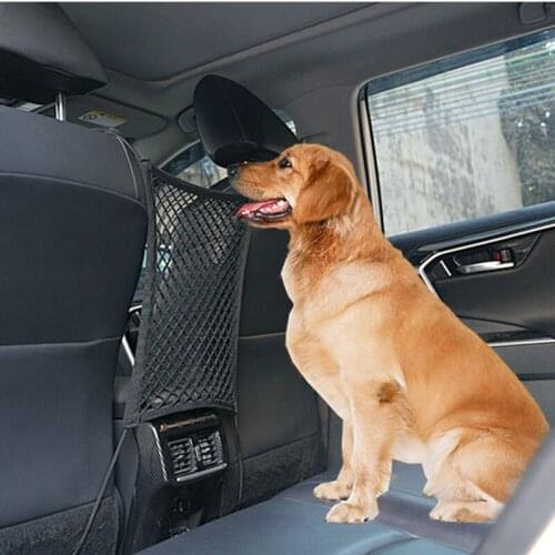 For Toyota Land Cruiser 150 Prado FJ150 2010-2019 Car Back Seat Safety Barrier Mesh Pet Products Pet Fence Anti-collision Mesh