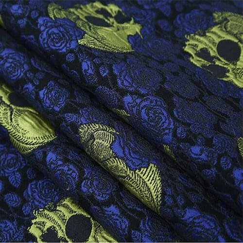 HLQON New Arrival imported European and Americn style high end yard dyed jacquard fabric used for women dress, coat