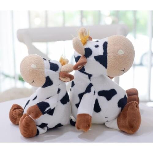 20/30/38CM Creative Cute Plush Cow Toy Plush Stuffed Animals Cattle Soft Doll Kids Toys Birthday Gift For Children Kids Girls