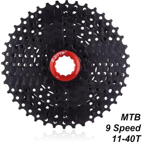 9 Speed 11-40T Cassette Black 9Speed 40T Freewheel 11-40 9s K7 Compatible MTB Mountain Bike M430 M4000 M3000