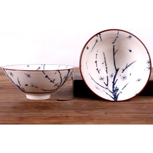 Ceramic Kung Fu Tea Set Japanese Style Small Tea Cup Single Cup Antique Blue and White Porcelain Cup Personal Cup Cup Master Cup