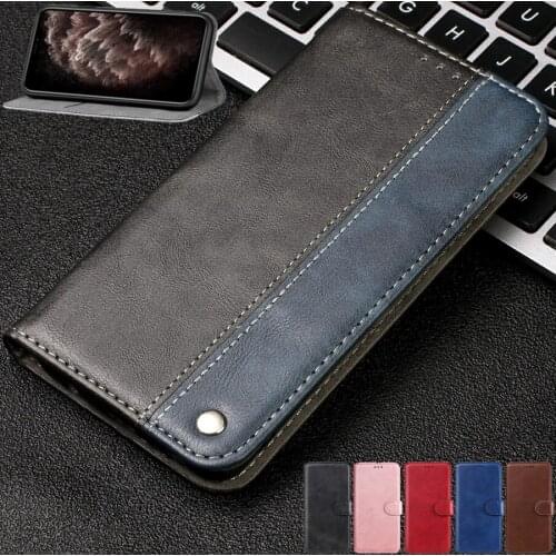 Luxury Wallet Leather Case for Samsung Galaxy A03S A02S Note 10 Plus 20 Ultra A51 A71 S21+ Flip Card Holder Cover Magnetic Etui