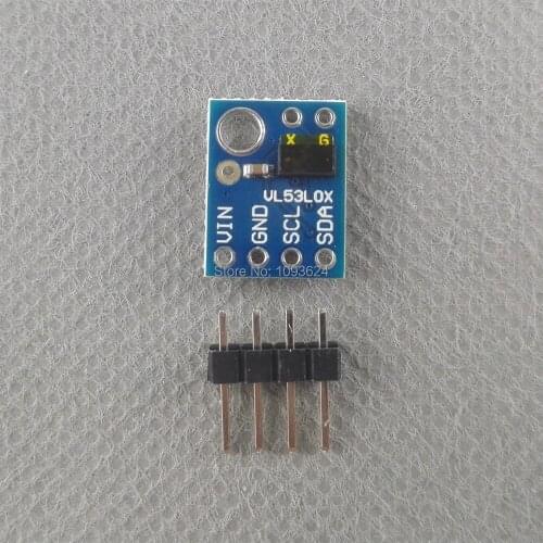 Thinary 10Pcs VL53L0X Time-of-Flight (ToF) Laser Ranging Sensor Breakout 940nm GY-VL53L0XV2 Laser Distance Module I2C IIC