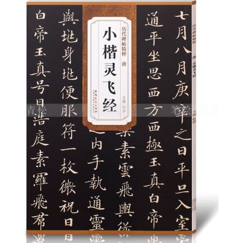 Lingfei Scripture Calligraphy Copybook Chinese Character Regular Script Practice Copybook Fountain Pen Handwriting Copybook