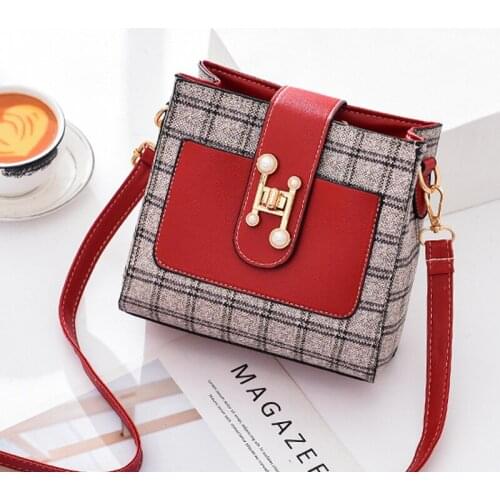 Small Bag Womens New Fashion Single Shoulder Bag Messenger Bag High Grade Texture Versatile Bucket Bag Free Freight Womens Bag