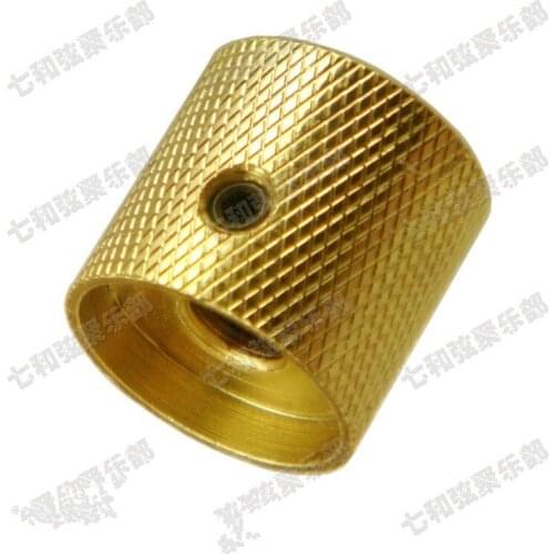 Musical instruments 6 pcs Chromed Metal Dome Knobs Knurled BarrelElectric Guitar Parts accessories