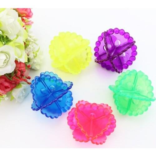 Newest Laundry Ball 10pcs/bag Reusable Laundry Ball Washing Fabric Softener Ball for Home Clothes Cleaning Washing Accessories