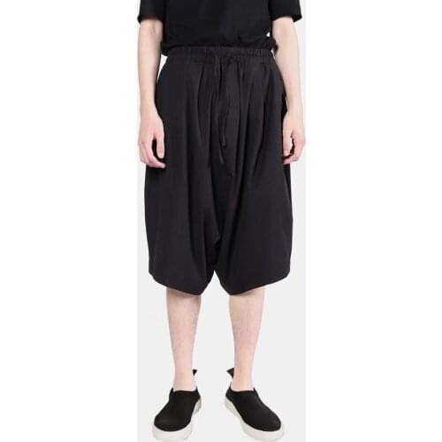 New 2020 Men and Womens Clothing Hair Stylist fashion Catwalk Loose Shorts Plus Size Singer Costumes