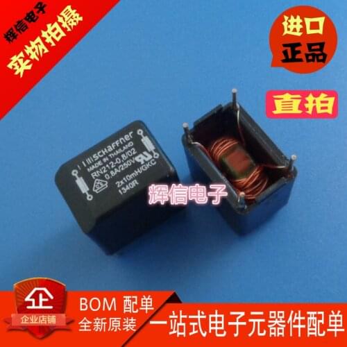 Original new 100% RN212-0.8-02 10MH 0.8A 250VAC common mode inductance power filter