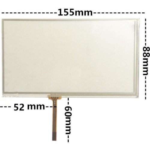Original new 7-inch touch screen resistive hand screen external screen IPC equipment 165*105