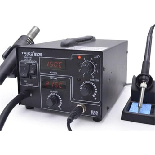 Two-in-one Hot air Gun Soldering Station Constant Temperature Soldering Station Multi-function air Pump Type Desoldering Station