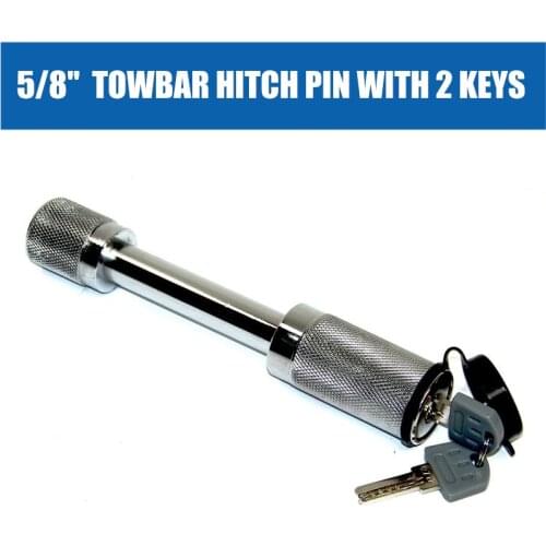 Trailer Coupling Lock 5/8 Caravan Hitch Pin Lock With Key Trailer Tow Receiver Car Anti Theft Accessories For Lorry Truck Van
