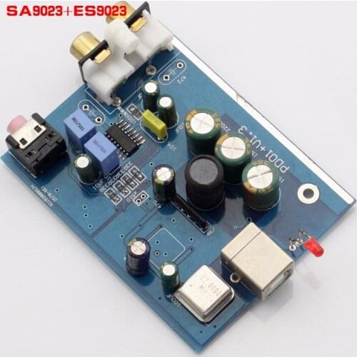 SA9023 + ES9018K2M or SA9023 + ES9023 audio DAC sound card audio DAC sound card