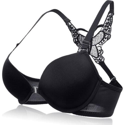 Bra Sexy Plus Size Invisible Butterfly Bra Women Underwear Bralette Seamless Pitted Female Lingerie Push Up Crop Top Bh Seamless